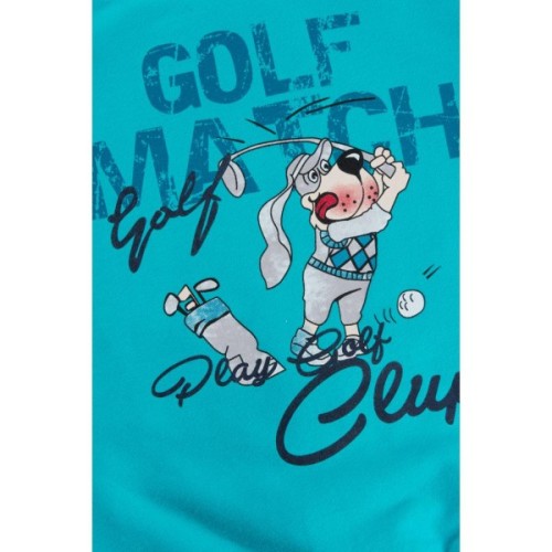 Спортивний костюм дитячий Breeze бірюзовий з собачкою (7879-92B-blue)