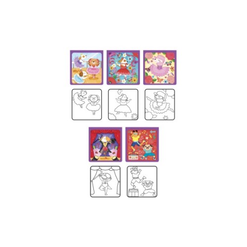 Набір для творчості Let's Craft "Магічні перетворення" Танцюючі песики водні розмальовки (MRP010)