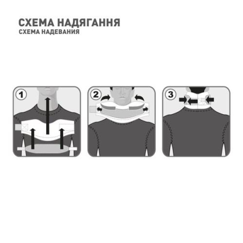 Бандаж MedTextile Бандаж на шийний відділ хребта мякої фіксаціЇ з жорст. (4820137290060)