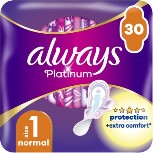 Гігієнічні прокладки Always Platinum Normal Розмір 1 30 шт. (8001841913803)