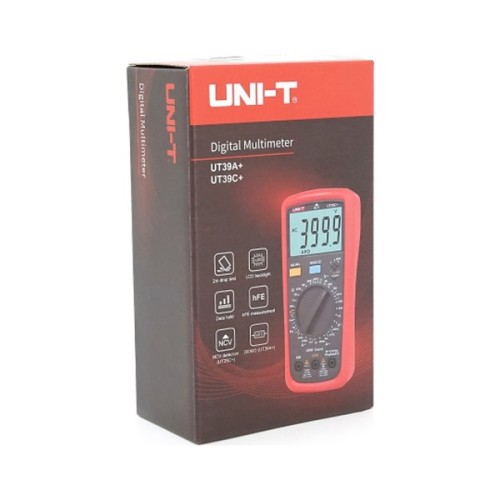 Цифровий мультиметр UNI-T UNI-T UT39C+ Вимірювання V, V-, A, A-, , F, C, °C/°F, hFE. (UT39C+)