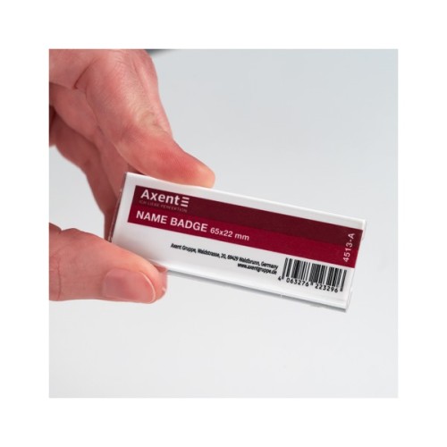 Бейдж Axent акриловий на магніті 4513 (65х22 мм) (4513-A)
