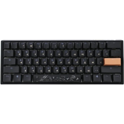 Клавіатура Ducky One 3 Mini Cherry MX Brown RGB UA USB Black (DKON2161ST-BUAPXCLAWSC1)