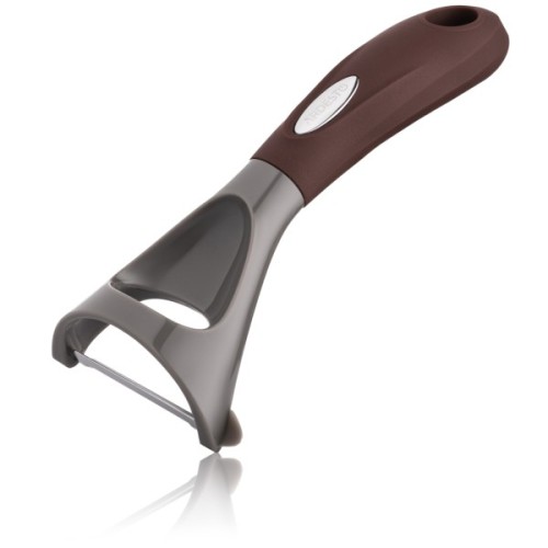 Овочечистка Ardesto Gemini, 19см, нержавіюча сталь, пластик, сіро-коричневий (AR2157PG)