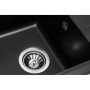 Мийка кухонна GRANADO PALMA black shine (gr2001)