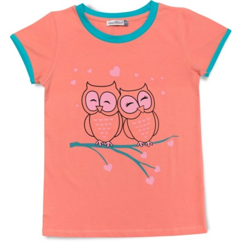 Піжама дитяча Matilda з совушками (11590-2-98G-peach)