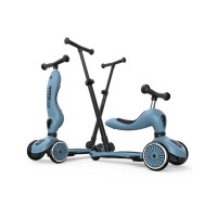 Самокат Scoot&Ride Highwaykick-1 Push and Go сіро-синій (SR-240527-STEEL)