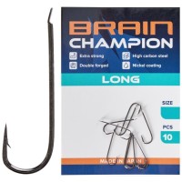 Гачок Brain Champion Long 8 (10 шт/уп) (1858.54.64)