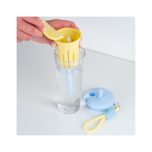 Пляшка для води Kite 650 мл, жовто-блакитний (K25-1219-3)