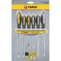 Набір викруток Topex ударних, 6 шт. (39D506)
