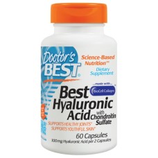 Вітамін Doctor's Best Гіалуронова кислота з сульфатом Хондроитина, BioCell Collag (DRB-00146)