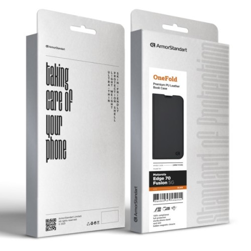 Чохол до мобільного телефона Armorstandart OneFold Case Motorola Edge 70 Fusion 5G Black (ARM91030)