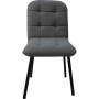 Кухонний стілець Примтекс плюс Santi FL black HL-19, оксамит чорний. (Santi FL black HL-19)