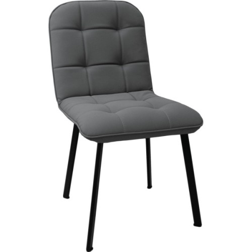 Кухонний стілець Примтекс плюс Santi FL black HL-19, оксамит чорний. (Santi FL black HL-19)