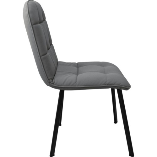 Кухонний стілець Примтекс плюс Santi FL black HL-19, оксамит чорний. (Santi FL black HL-19)