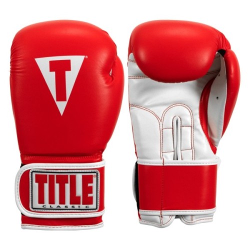 Боксерські рукавички Title Classic Pro Style 3.0 Red/White 14 oz (CVVTG3 14 RD/WH)