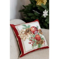 Наволочка Прованс гобеленова PRESENT 45х45см Шишки (4823093450547)
