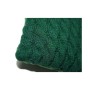Подушка Прованс в'язана декоративна Коси зелена 33х33 см (027423)