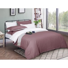 Постільна білизна MirSon SatinStripe 30-0008+ 30-0001Bethseda 175х210 Двоспальний (2200005257296)