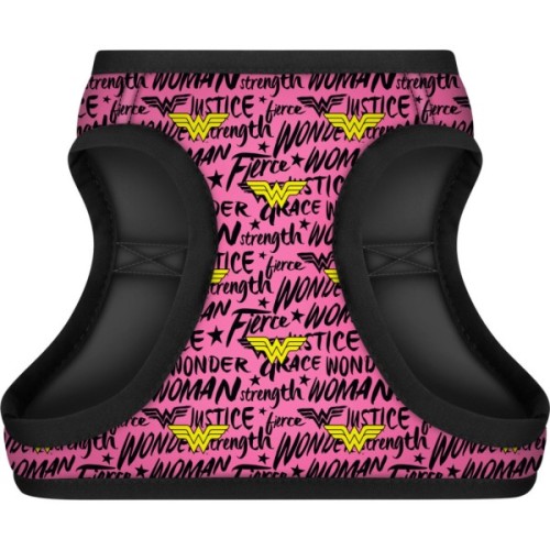 Шлея для собак WAUDOG Clothes з QR паспортом "Диво-жінка в рожевому" XS3 (1003-4010)