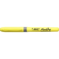 Маркер Bic текстовиділювач Grip, жовтий (bc811935)