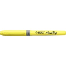 Маркер Bic текстовиділювач Grip, жовтий (bc811935)