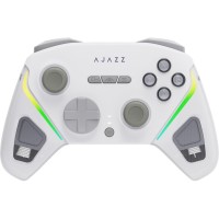 Геймпад Ajazz GP100 2.4G/BT/USB Switch/PC/iOS/Android RGB White (GP100-W)