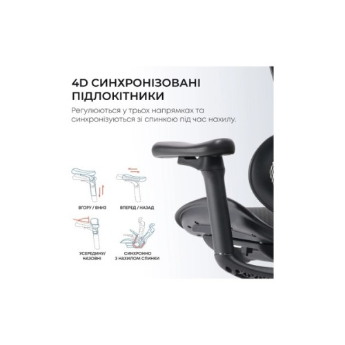 Офісне крісло Sihoo DORO C300L Mesh Black (DORO-C300L-A3-101)