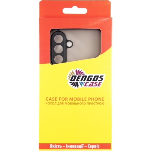 Чохол до мобільного телефона Dengos Matte Samsung Galaxy A36 5G (Black) (DG-TPU-MATT-165)