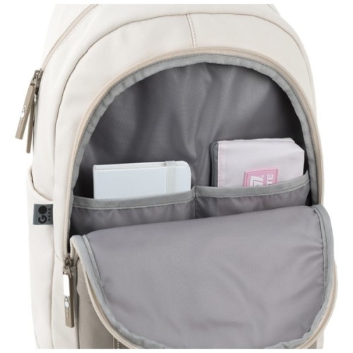 Рюкзак шкільний GoPack Education Teens 141L бежевий, коричневий (GO26-141L-1)