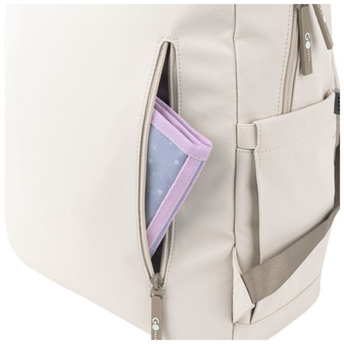 Рюкзак шкільний GoPack Education Teens 141L бежевий, коричневий (GO26-141L-1)