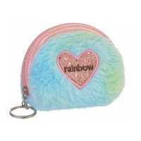 Гаманець дитячий Cool For School Брелок пухнастий Rainbow (CF87113)