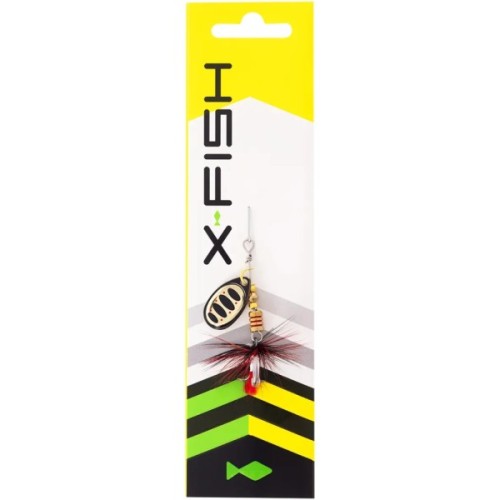 Блешня X-Fish Termite 2.5g 1 Nikel gold (1917.06.87)