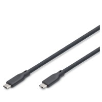 Дата кабель USB-C to USB-C 1.0m USB4 2.0 80G 240W 16K silicone black Digitus (AK-300350-010-S)