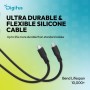 Дата кабель USB-C to USB-C 1.0m USB4 2.0 80G 240W 16K silicone black Digitus (AK-300350-010-S)