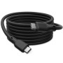 Дата кабель USB-C to USB-C 1.0m USB4 2.0 80G 240W 16K silicone black Digitus (AK-300350-010-S)