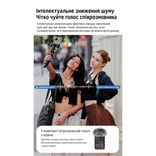 Мікрофон XoKo K100U Lightning-Type-C (XK-K100U)