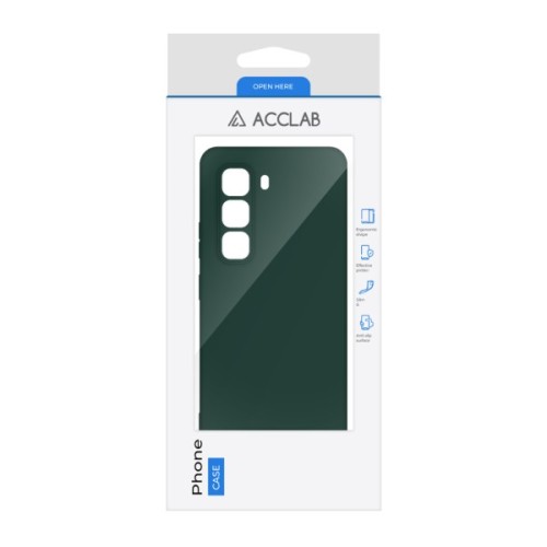 Чохол до мобільного телефона ACCLAB Silicone Infinix Hot 50 Pro Dark Green (1283126616594)