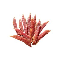 Ласощі для собак Lucky Star м'яке качине в'ялене м'ясо 11 см 500 г (4820144201103)