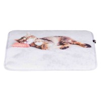 Матрац для тварин Trixie Nani 40х30 см сірий з кішкою (4057589371263)