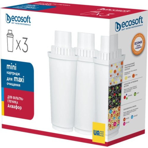 Картридж для фільтра глечика Ecosoft Аквафор 3 шт. (CRVK3AQRECO)