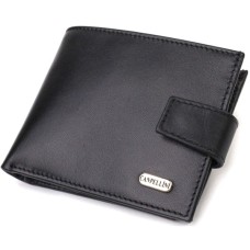 Портмоне Canpellini З натуральної шкіри Чорне (21882)