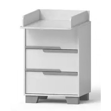 Комод-пеленатор Angelo Loft 60 см біло-сірий 60х51х90 (19023)