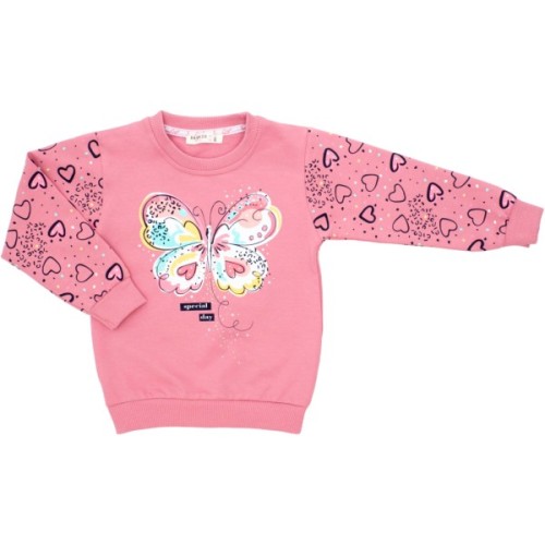 Спортивний костюм дитячий Breeze з метеликом (22103-104G-pink)