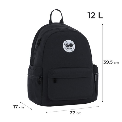 Рюкзак шкільний GoPack Education Teens 2510M чорний (GO26-2510M-1)