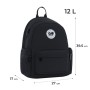Рюкзак шкільний GoPack Education Teens 2510M чорний (GO26-2510M-1)