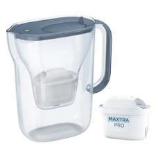 Фільтр-глечик Brita Style Essential MXPro 2.4л з картриджем сіро-блакитний (1058042)