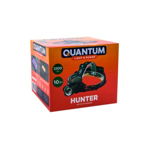 Ліхтар Quantum Hunter 10W LED з Type-C+Li-ion18650/2х2600mAh (QM-FL4050-18650/2х2600)