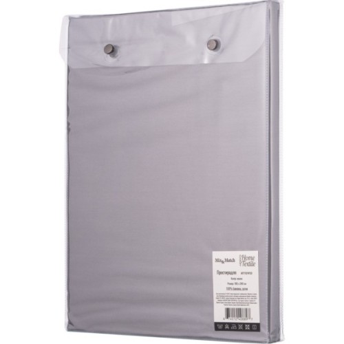 Простирадло Ardesto Mix&Match сатин 180х240 см мусон (ART1824FSD)