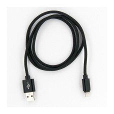 Дата кабель USB 2.0 AM to Lightning 1.0m black Dengos (NTK-L-MT-BLACK)
